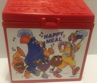MC DONALD ' S FISHER PRICE 1989 PLASTIC HAPPY MEAL BOX FOOD PLAY SET 2