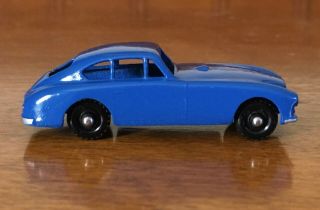 Matchbox Lesney 53 A - Aston Martin - Custom blue restoration,  knobby BPW 3