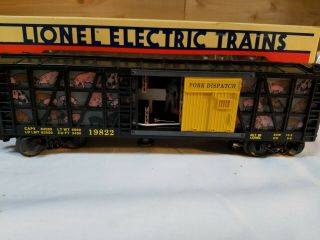 Lionel 6 - 19822 Pork Dispatch Operating Car 19822