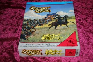 Clash Of Arms Wargame Summer Storm - The Battle Of Gettysburg 100 Complete