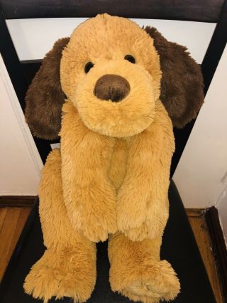 26” Toysrus Dog Plush Stuffed Animal Huge Giant Big Brown Doll Toy Kids Gift