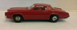 1967 Red Cadillac Eldorado Processed Plastic Company Toy Car 2