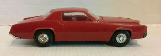 1967 Red Cadillac Eldorado Processed Plastic Company Toy Car 3