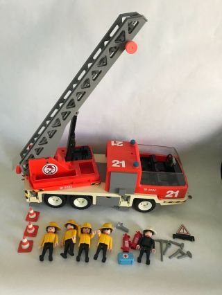 Vintage Playmobil Fire Truck 3781