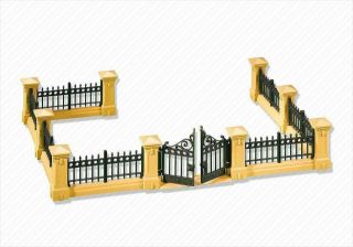Complete Playmobil 7477 Victorian Mansion Fencing - Retired