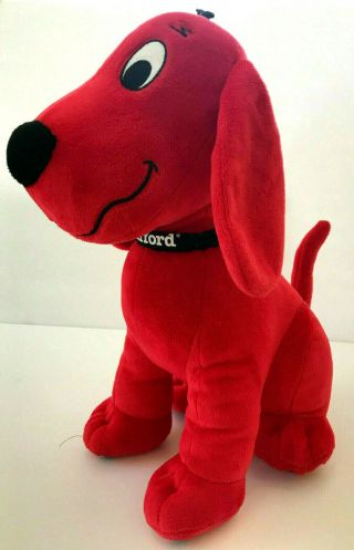 Kohls Cares Clifford The Big Red Dog Plush 14 Inch Stuffed Animal Dog Collar