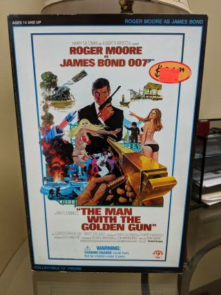 Moore Action Collectibles Roger As James Bond In The Man With The Golden Gun Ac…