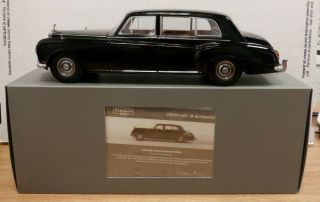Rolls Royce Phantom V 1954 Black Paragon 1:18 Diecast 110619dbt