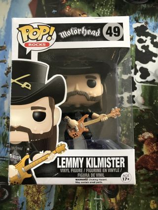 Funko Pop Rocks: Motorhead - Lemmy Kilmister Vinyl Figure Item