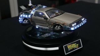 Back To The Future Floating Delorean By Kid Logic