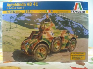 Italeri 1/35 Autoblinda Ab41 (pz.  Sp.  Wg.  Ab41 201 (i))  Armored Car 6442