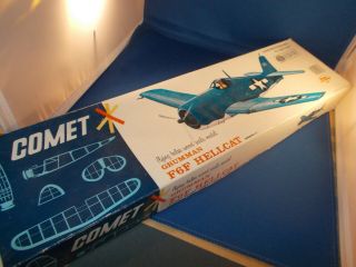 Comet Kit 3503=== Flying Balsa Wood Model Grumman F6f Hellcat===