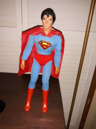 Superman Mego 12” Superhero Vintage 1977 Action Figure Doll Vintage Wgsh