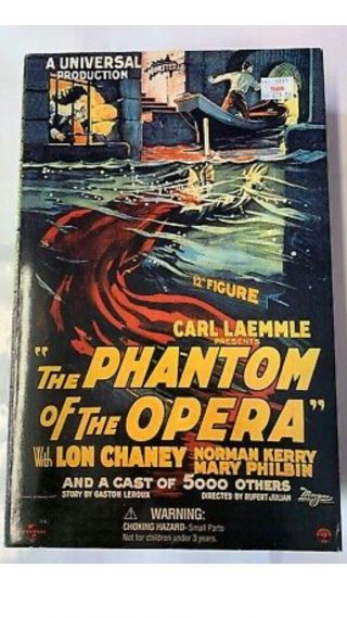 2001 Sideshow Lon Chaney Phantom Of The Opera Figure Universal Monsters Nib.