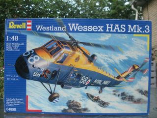 Revell Germany 1/48 Westland Wessex Has.  Mk.  3 Helicopter 04898