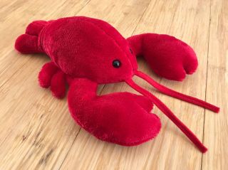 L.  L.  Bean Lobster Plush Toy Red Stuffed Animal - Valentine 