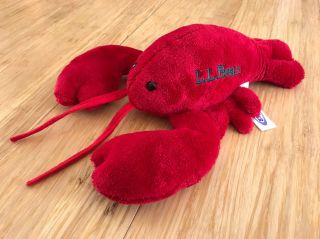 L.  L.  Bean Lobster Plush Toy Red Stuffed Animal - Valentine ' s Day Gift 2