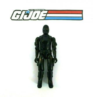 Gi Joe 1982 Snake Eyes Straight Arm Figure Hasbro