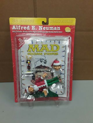 Dc Direct Action Figure Alfred E.  Neuman Mad Stocking Stuffer