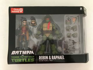 Dc Collectibles Batman Vs Tmnt - Robin & Raphael - Gamestop Exclusive -