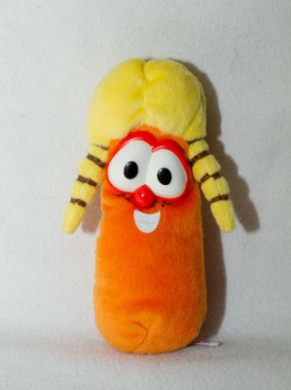 Laura Carrot Veggietales/veggie Tales Bean Bag Plush Stuffed Doll Animal 8 "