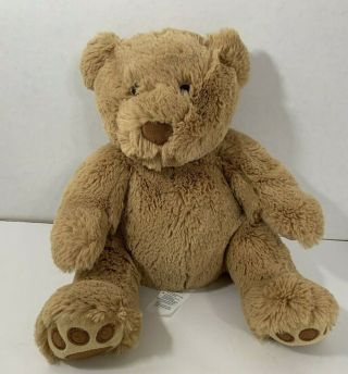 Animal Alley Plush Tan Brown Teddy Bear 2017 Toys " R " Us Heart On Tush Very Soft
