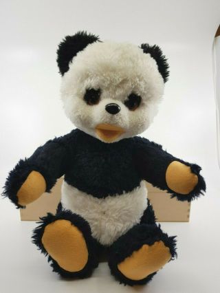Schuco Hegi Toys Parlo Bambus Panda Teddy Bear 36 Cm Vintage Antique