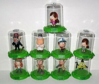 Domez Disney Gravity Falls Series 2 Complete Set Of (9) Loose No Packaging