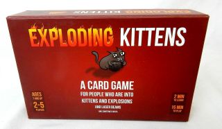 Exploding Kittens A Card Game First Edition 2 Deck Cards Set Complete