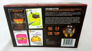 EXPLODING KITTENS A Card Game First Edition 2 Deck Cards Set Complete 2