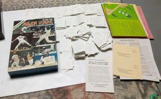 Vintage 1980 Sports Illustrated Statis Pro Baseball Game Avalon Hill