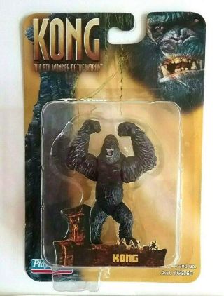 " King Kong " 2005 Playmate Toys Mini Action Figure On Card Monster
