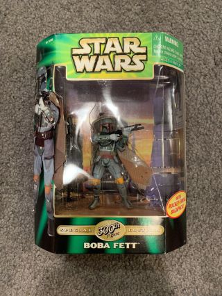 Starwars Power Of The Force: Boba Fett 300th Special Edition Action Figure