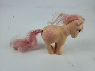 Vintage My Little Pony G1 Peachy Pretty Parlor Mlp Pink Hearts 1982