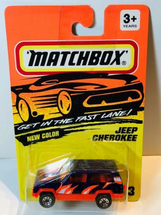 Matchbox Mb73/27 Jeep Cherokee Purple & Orange