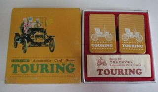 Touring - Vintage Automobile Card Game - Toltoys - Made In Australia - 1960s