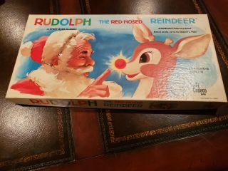 1977 Rudolph The Red - Nosed Reindeer Board Game Christmas Santa Vintage By Cadaco