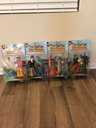 The Beatles Yellow Submarine Sgt.  Peppers Lonely Hearts Club Band Set Of Four