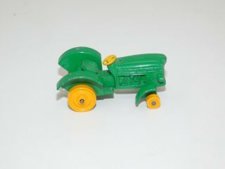 Vintage Lesney Matchbox John Deere Tractor Lanz 700 Green No 50