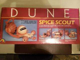 1984 Vintage Dune Spice Scout Vehicle Ljn In Aged Box