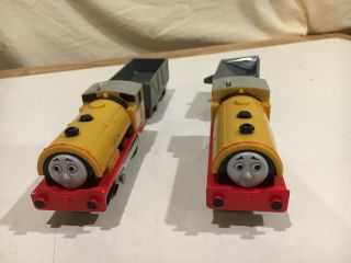 Tomy Motorized Ben And Bill With Gray Cars For Thomas And Friends Trackmaster