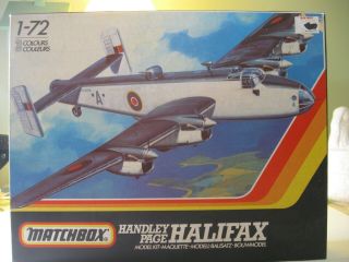 Vintage Matchbox 1/72 Handley Page Halifax Pk - 604