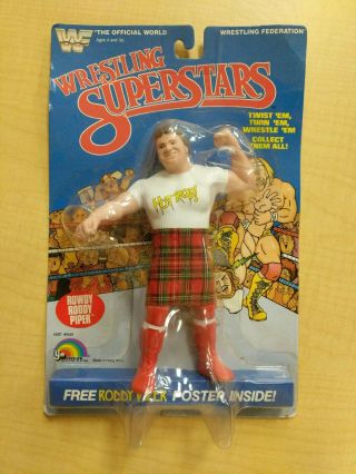 1985 Wwf Ljn Wrestling Superstars Rowdy Roddy Piper