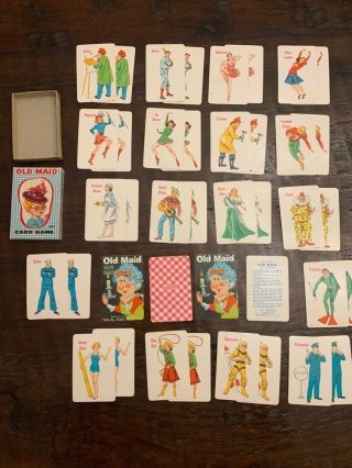 Vintage Fairchild Old Maid Card Game 3