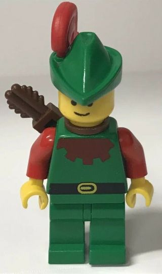 Lego Forestman Minifigure Rare Castle Forestmen Green Hat Minifig Quiver