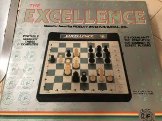 Fidelity The Excellence Chess Set.  Model 6080