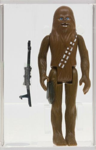 Star Wars 1977 Vintage Kenner Chewbacca (hk) Loose Action Figure Afa 75,