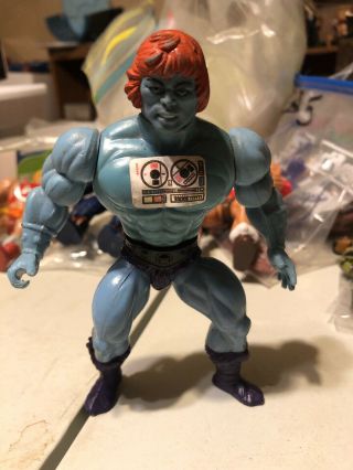 Vintage 1983 Masters Of The Universe He - Man Soft Head Faker Action Figure