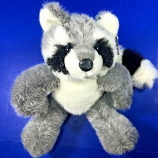 First & Main Menagerie 13 Inch Ringo Raccoon Stuffed Plush Toy 5065 With Tag