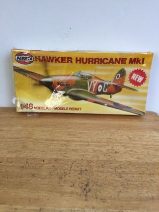 Airfix Hawker Hurricane Mk1 1/48 Scale Plastic Model Kit